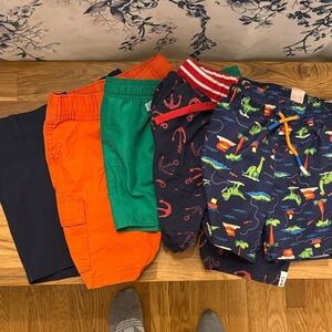 Kids Colorful Shorts and Bathing Suit Set Bundle